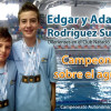 Edgar y Adam Rodriguez Such, cinco medallas en el Autonómico Benjamin